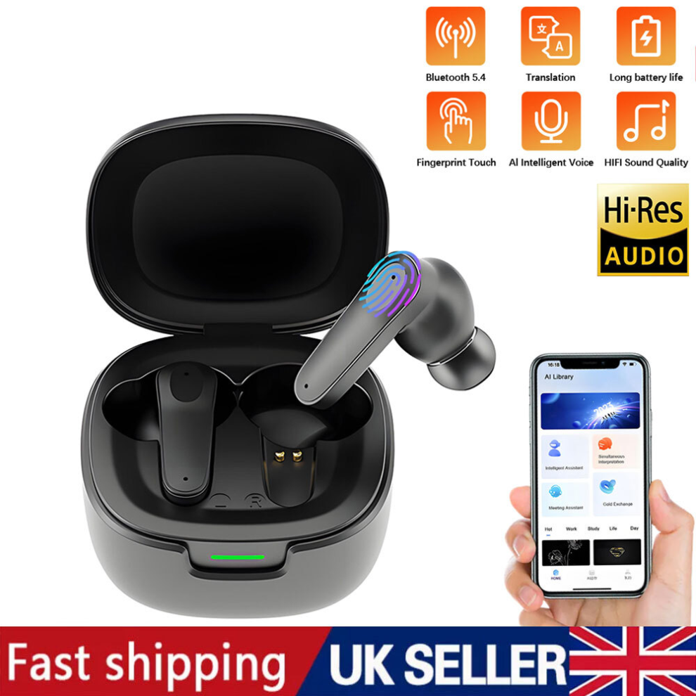 Wireless Translator Earbuds 144 Languages Real Time Ai Earphones 80115175