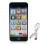 (Black) Phone Kids Learning Toy Play Cell Phone White with USB Recharable 1