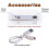 (Black) Phone Kids Learning Toy Play Cell Phone White with USB Recharable 5