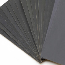 Kit de papier de sable professionnel en 24 pièces - 120-3000 Grit feuilles mouillées/sèches (2 emballages par grille) pour voitures/métal/bo