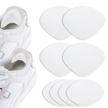 Kit de réparation de chaussures multi-surface de 6 paires - Patches autocollantes pour cuir / talons hauts / sneakers, anti-glissement blanc