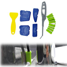 9-en-1-Silikon-Caulking-Werkzeuge, Silikon-Werkzeug-Veredelung für perfekte hermétique-Veredelung, contient des pointes polyvalentes pour la