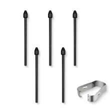 Stylo de remplacement pour Kindle Scribe Stylus Pen, Kindle Scribe, 5PCS noir en alliage de titane Nibs avec haute sensibilité et inclinaiso