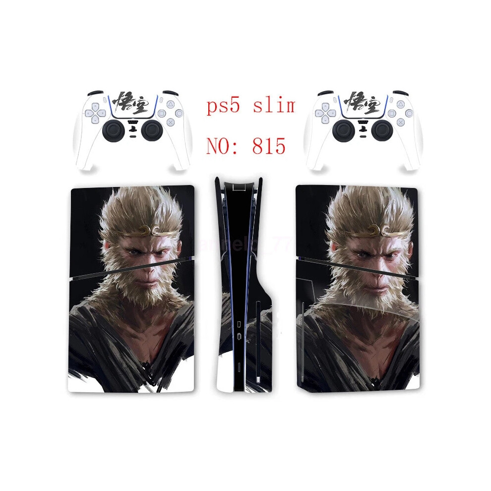 (Ps5 Slim-815) Wukong Ps5 Slim Disk Decal Skin Sticker Wrap For Playstation 5 Slim Console Hot 6963793796748