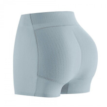 (M Waist 63 70cm, Blue) Latex False Buttocks Underpants For Women Plump Fass Lifting Pad And Hip Padding Hip Warping Butt Enhancer Posture Corrector