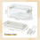 (White) SDIGV Ice Cube Tray with Lid and Bin, 2 Pack for Freezer, 64 Pcs Ice Cube Mold (Green) 3