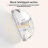 (1-Pack, white) 2pcs Hands Pump Wearable Electric Pump With Led Display 4 Modes 12 3