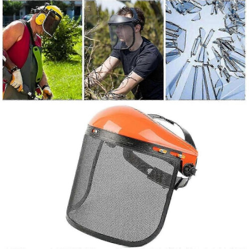 Heavy Duty Mesh Visor for Electric Pruner Mower Chain Saws