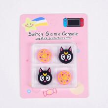 (#13) For Nintendo Switch/Lite Accessories Silicone Joystick Thumb Grip Caps Cover 4Pc