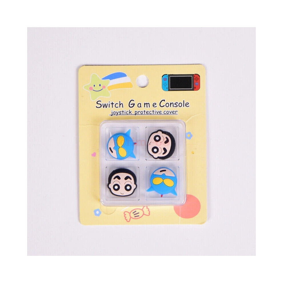 (#19) For Nintendo Switch/Lite Accessories Silicone Joystick Thumb Grip Caps Cover 4Pc 6963793796885