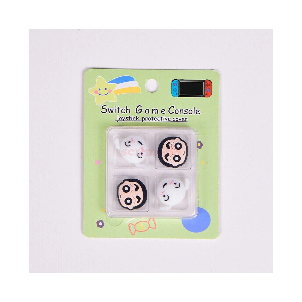 (#25) For Nintendo Switch/Lite Accessories Silicone Joystick Thumb Grip Caps Cover 4Pc 6963793796953