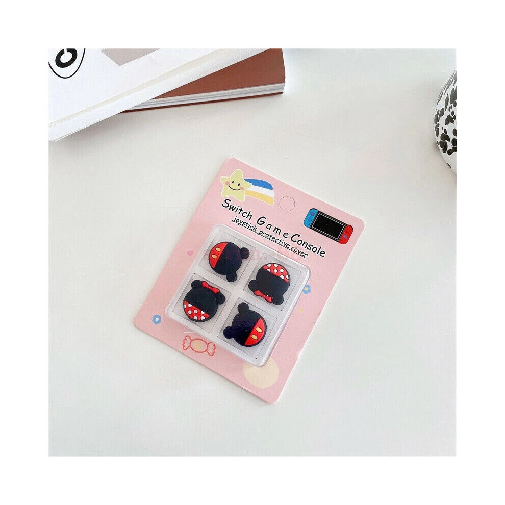 (#5) For Nintendo Switch/Lite Accessories Silicone Joystick Thumb Grip Caps Cover 4Pc 6963793796984