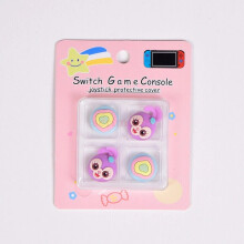 (#24) 4Pc For Nintendo Switch/Lite Accessories Silicone Joystick Thumb Grip Caps Cover New