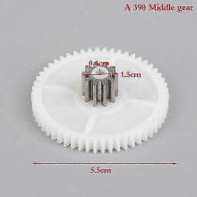 (A5) 4PCS High Quality Children Electric Car Plastic Gear 550 390 Gearbox Gear For Electric Baby Cars Electric Vehicle Metal Gear New