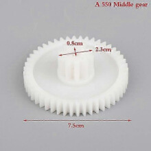 (A2) 4PCS High Quality Children Electric Car Plastic Gear 550 390 Gearbox Gear For Electric Baby Cars Electric Vehicle Metal Gear New