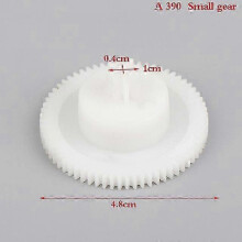 (A6) 4PCS High Quality Children Electric Car Plastic Gear 550 390 Gearbox Gear For Electric Baby Cars Electric Vehicle Metal Gear New