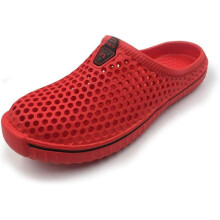 (red 11.25inch) SDIGV Unisex Garden Clogs Shoes Slippers Sandals AM1702