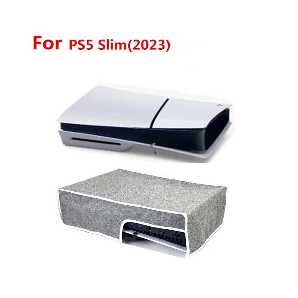 (Ps5 Slim - Horizontal - ) Dust Proof Cover Protective Anti-Scratch For Ps5 Pro/ X Box Series X/S / Ps4 Gray 6963793797707
