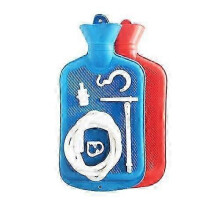 (blue) Colon Cleanse Enema Bag With Tubing Water Bottle Shower Douche Home Adult Enema Kit