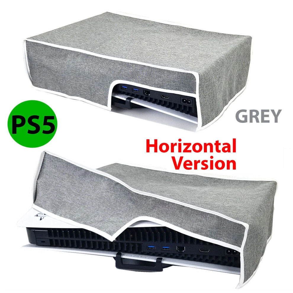 (Ps5 - Horizontal - ) Dust Proof Cover Protective Anti-Scratch For Ps5 Pro/ X Box Series X/S / Ps4 Hot Grey 6963793798087