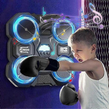 Music Boxing Machine for Children Smart Music Boxing Machine Wall Mounted Decompression Wall Target