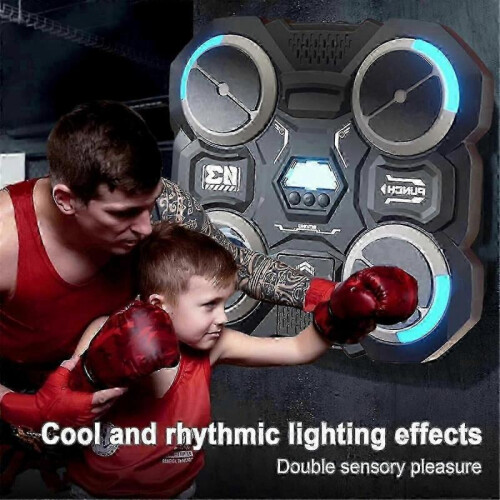 Music Boxing Machine for Children Smart Music Boxing Machine Wall Mounted Decompression Wall Target 1