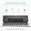 Folding Keyboard Foldable Wireless Bluetooth Keyboard with Portable Pocket Size for iPhone,iPad, Tablet,Laptops and Smartphones 5