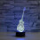 Guitar Shape Table Lamp, USB Touch Version 2