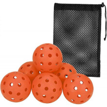6Pcs Pickleball Balls Pickle Balls Competition Ball Hollow Ball 74mm Official Size Ball Pickleball Accessories for Outdoor