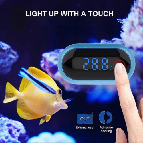 Fish Tank Thermometer Aquarium Thermometer Led Digital Display 1
