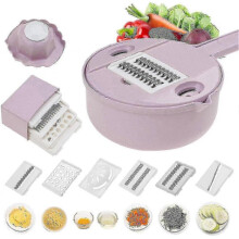 Vegetable Mandoline Slicer - 10 In 1 Vegetable Spiral Cutter And Chopper