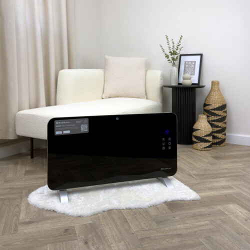 Rediffusion Smart Glass Panel Heater 1500W Black 1