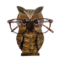 (owl) New Spectacle Holder Animal Glasses Frame Dog Wooden Eyeglass Holder Display Stand