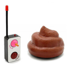 New Remote Control Poop Car Toy with Spinning and Farting Action 49MHZ