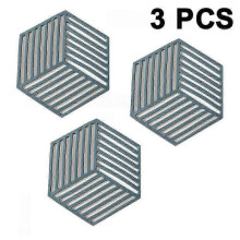 (Blue) Insulation mat meal, coaster, table mat, insulation mat, oil-proof pan, bowl mat, pan mat, anti-scalding