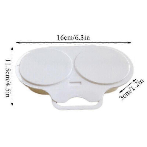 Poach 2 Eggs Kitchen Microwave Egg Poacher Accessory BPA Free 1