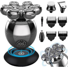 5-In-1 Electric Head Shaver for Bald Men, Rotary Design Head Shavers, Electric Men'S Grooming Kit