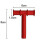 (Red)Teether Bite Stick Chewing Tube Sensory Chew Biting Aid Oral Muscle Training 3