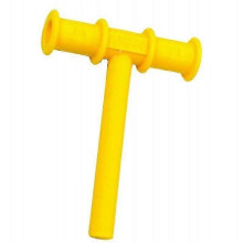 (Yellow)Teether Bite Stick Chewing Tube Sensory Chew Biting Aid Oral Muscle Training