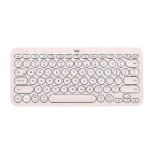 (Pink) Logitech K380 Portable Multi-Device Wireless Bluetooth Keyboard