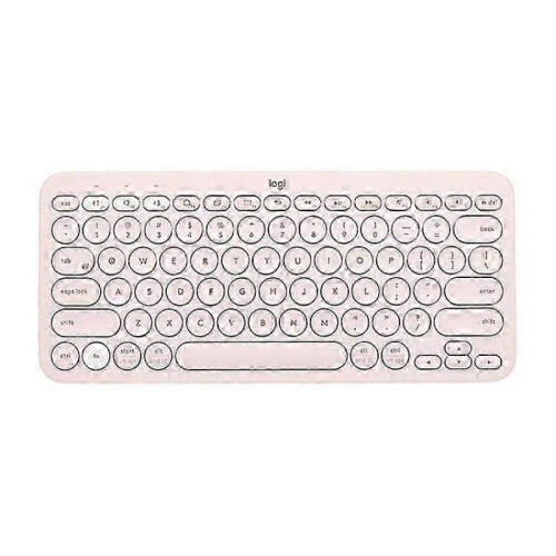 (Pink) Logitech K380 Portable Multi-Device Wireless Bluetooth Keyboard