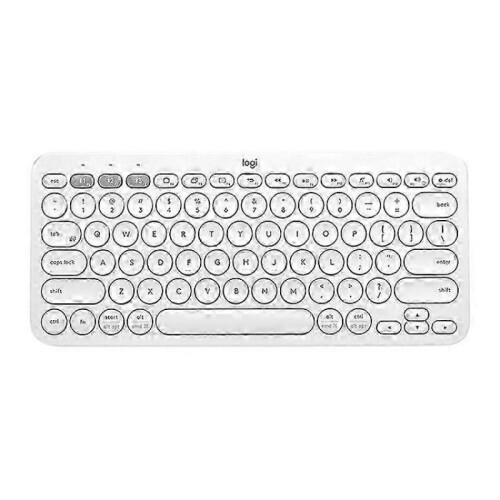 (White) Logitech K380 Portable Multi-Device Wireless Bluetooth Keyboard