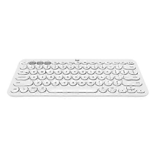 (White) Logitech K380 Portable Multi-Device Wireless Bluetooth Keyboard 1