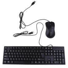 (As show, One size) Gaming Keyboard and Mouse Combo Multi-color Mechanical Feel Wired Usb for Home