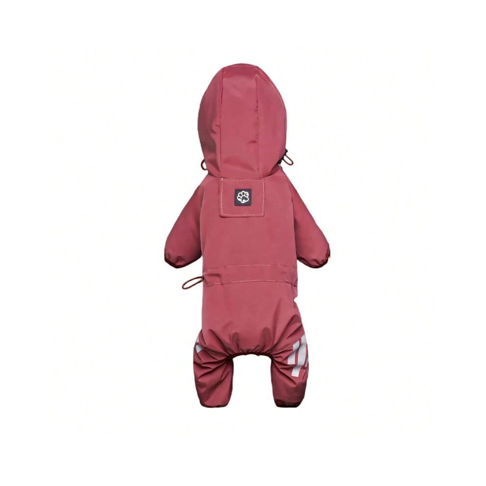 (Pink, xl) Dog Raincoat Reflective Waterproof Pet Clothes for Chihuahua Maltese Rain Coat Small Medium Dogs Jumpsuit Raincoat Dogs Overalls
