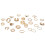 (As show, One size) 25 Pcs Pearl Micro-encrusted Diamond Hollow Pattern Ring Geometric Gothic Ring 1