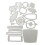 (As show, One size) Christmas Pattern Cutting Die Stencil Exquisite Scrapbooking Embossing Template 1