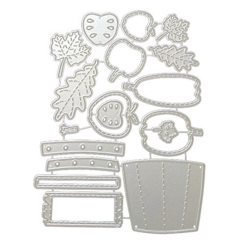 (As show, One size) Christmas Pattern Cutting Die Stencil Exquisite Scrapbooking Embossing Template