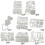 (As show, One size) Christmas Pattern Cutting Die Stencil Exquisite Scrapbooking Embossing Template 2
