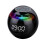(Black) Portable wireless alarm clock bluetooth speaker 1